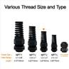 spiral cable gland types